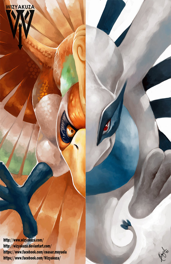 Ho-Oh Cover Art - Pokémon HeartGold and SoulSilver Art Gallery